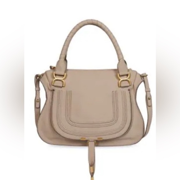 Chloe Handbags - Chloe Marcie in ‘Nomad Biege’. Absolutely perfect condition. Never used.